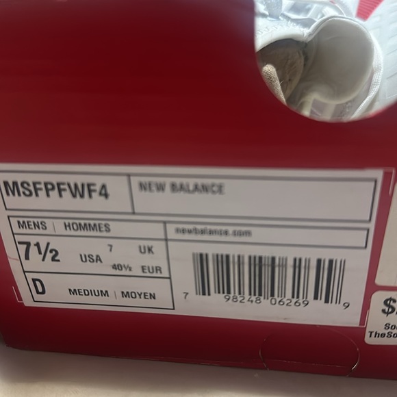 New Balance Furon 4.0 FG size 7.5 medium width. 40.5 European size - Picture 3 of 4